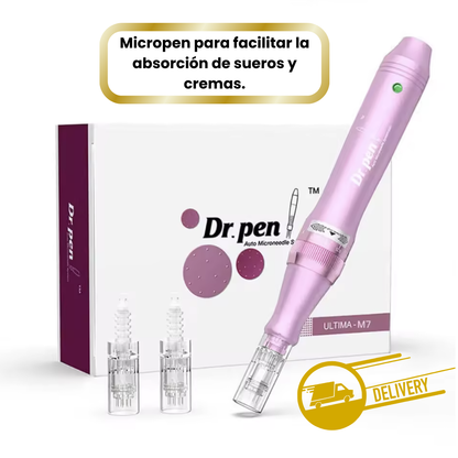 Nuevo DermaPen Profesional inalámbrico , estimula el colágeno para combatir las arrugas.