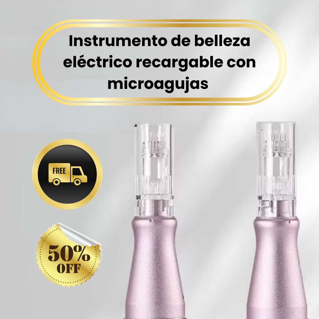Nuevo DermaPen Profesional inalámbrico , estimula el colágeno para combatir las arrugas.