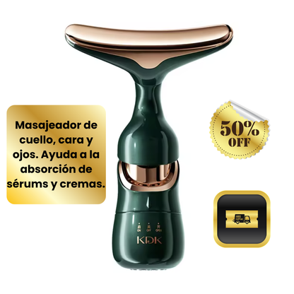 Masajeador de belleza Onda de sonido Vibración Desvanecimiento Cuello y arrugas faciales