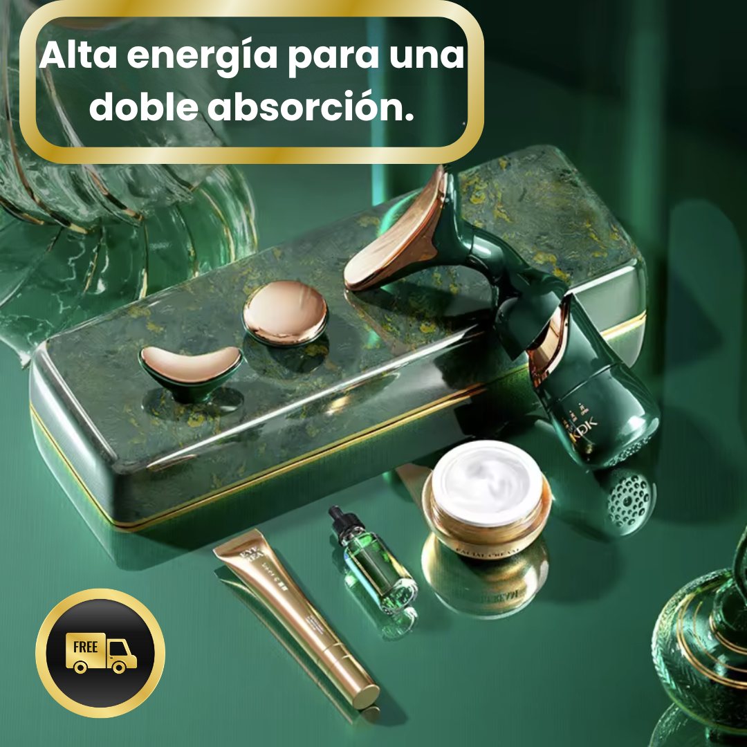 Masajeador de belleza Onda de sonido Vibración Desvanecimiento Cuello y arrugas faciales