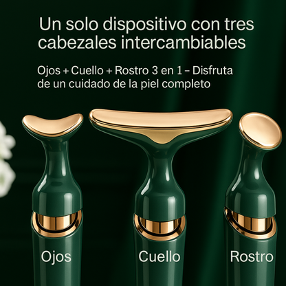 Masajeador de belleza Onda de sonido Vibración Desvanecimiento Cuello y arrugas faciales