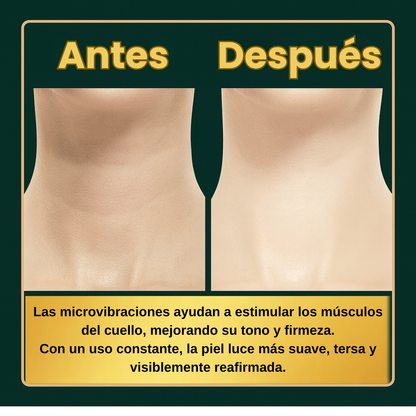 Masajeador de belleza Onda de sonido Vibración Desvanecimiento Cuello y arrugas faciales