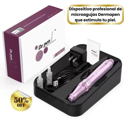 Nuevo DermaPen Profesional inalámbrico , estimula el colágeno para combatir las arrugas.
